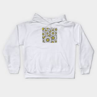 Daisy Flowers Pattern Kids Hoodie